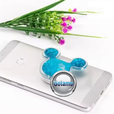 Laikikliai ir stovai telefonams - Pop Socket Mickey žydros spalvos klijuojamas laikiklis telefonui