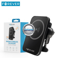 Prie grotelių tvirtinamas MagSafe laikiklis telefonui Forever su 15W believiu įkrovimu Prie grotelių tvirtinamas MagSafe laikiklis telefonui Forever su 15W believiu įkrovimu