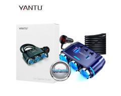 Auto įkrovimo skirstytuvas 3 lizdai su Type-C ir USB lizdais Yantu