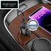 Automobiliniai krovikliai telefonams - Auto kroviklis Type-C lizdas 20W Borofone su Type-C į Type-C laidu 1 metro