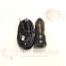 Automobiliniai krovikliai telefonams - Auto kroviklis Type-C lizdas ir USB lizdas 20W ir 18W Borofone su Type-C į Type-C laidu 1 metro