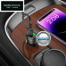 Automobiliniai krovikliai telefonams - Auto kroviklis Type-C lizdas ir USB lizdas 20W ir 18W Borofone su Type-C į Type-C laidu 1 metro