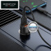 Automobiliniai krovikliai telefonams - Auto kroviklis USB 5V 2.4A 12W 2 lizdų ir Type-C laidas Borofone
