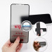 Apsauginis matinis lankstus privatumo stiklas Apple iPhone 15 Plus