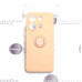 B-Hold Plus dėklas nugarėlė Xiaomi Redmi Note 13 4G telefonui šviesiai oranžinės spalvos
