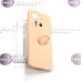 B-Hold Plus dėklas nugarėlė Xiaomi Redmi Note 13 4G telefonui šviesiai oranžinės spalvos