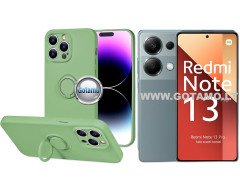B-Hold Plus dėklas nugarėlė Xiaomi Redmi Note 13 Pro 4G, Xiaomi Poco M6 Pro telefonams mačos žalios spalvos