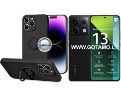 B-Hold Plus dėklas nugarėlė Xiaomi Redmi Note 13 Pro 5G, Xiaomi Poco X6 telefonams juodos spalvos