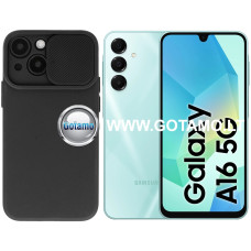 Samsung Galaxy A16, Samsung Galaxy A16 5G dėklai ir apsauginiai stiklai - B-Private dėklas nugarėlė Samsung Galaxy A16, Samsung Galaxy A16 5G telefonams juodos spalvos