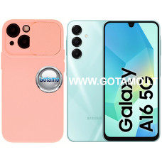 Samsung Galaxy A16, Samsung Galaxy A16 5G dėklai ir apsauginiai stiklai - B-Private dėklas nugarėlė Samsung Galaxy A16, Samsung Galaxy A16 5G telefonams šviesiai oranžinės spalvos