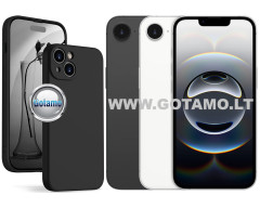 B-Soft Plus dėklas nugarėlė Apple iPhone 16e telefonui juodos spalvos