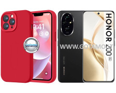 B-Soft Plus dėklas nugarėlė Honor 200 telefonui raudonos spalvos
