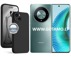B-Soft Plus dėklas nugarėlė Honor Magic 6 Lite, Honor X9b, Honor X50 telefonams juodos spalvos