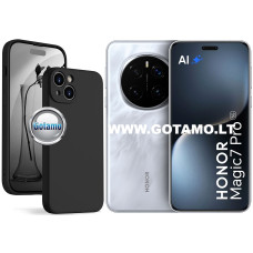 B-Soft Plus dėklas nugarėlė Honor Magic 7 Pro telefonui juodos spalvos
