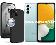 B-Soft Plus dėklas nugarėlė Samsung Galaxy A13 5G, Samsung Galaxy A04s telefonams juodos spalvos