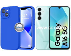 B-Soft Plus dėklas nugarėlė Samsung Galaxy A16, Samsung Galaxy A16 5G telefonams mėlynos spalvos