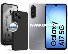 B-Soft Plus dėklas nugarėlė Samsung Galaxy A17 telefonui juodos spalvos