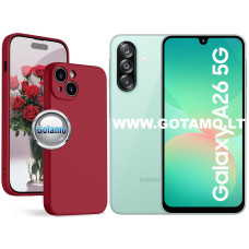 B-Soft Plus dėklas nugarėlė Samsung Galaxy A26 telefonui bordo spalvos