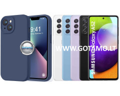 B-Soft Plus dėklas nugarėlė Samsung Galaxy A52, Samsung Galaxy A52 5G, Samsung Galaxy A52s 5G telefonams tamsiai mėlynos spalvos