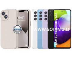 B-Soft Plus dėklas nugarėlė Samsung Galaxy A52, Samsung Galaxy A52 5G, Samsung Galaxy A52s 5G telefonams pilkos spalvos