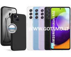 B-Soft Plus dėklas nugarėlė Samsung Galaxy A52, Samsung Galaxy A52 5G, Samsung Galaxy A52s 5G telefonams juodos spalvos
