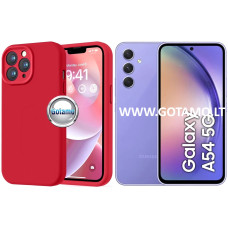 B-Soft Plus dėklas nugarėlė Samsung Galaxy A54 telefonui raudonos spalvos
