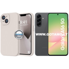 B-Soft Plus dėklas nugarėlė Samsung Galaxy A56 telefonui pilkos spalvos