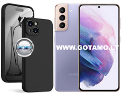 B-Soft Plus dėklas nugarėlė Samsung Galaxy S21 telefonui juodos spalvos