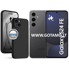 B-Soft Plus dėklas nugarėlė Samsung Galaxy S24 FE telefonui juodos spalvos