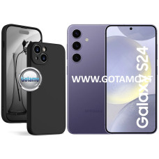 B-Soft Plus dėklas nugarėlė Samsung Galaxy S24 telefonui juodos spalvos