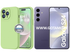 B-Soft Plus dėklas nugarėlė Samsung Galaxy S24 telefonui mačos žalios spalvos