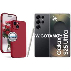 Samsung Galaxy S25 Ultra dėklai ir apsauginiai stiklai - B-Soft Plus dėklas nugarėlė Samsung Galaxy S25 Ultra telefonui bordo spalvos