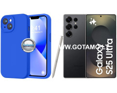 B-Soft Plus dėklas nugarėlė Samsung Galaxy S25 Ultra telefonui mėlynos spalvos