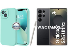 B-Soft Plus dėklas nugarėlė Samsung Galaxy S25 Ultra telefonui mėtinės spalvos
