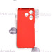 B-Soft Plus dėklas nugarėlė Xiaomi Redmi 13, Xiaomi Redmi 13 5G telefonams raudonos spalvos