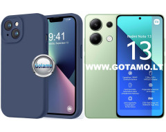 B-Soft Plus dėklas nugarėlė Xiaomi Redmi Note 13 4G mobiliajam telefonui tamsiai mėlynos spalvos