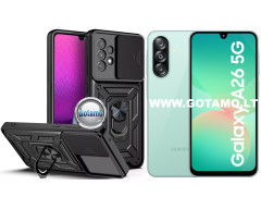B-Ultra dėklas nugarėlė šarvai Samsung Galaxy A26 telefonui juodos spalvos