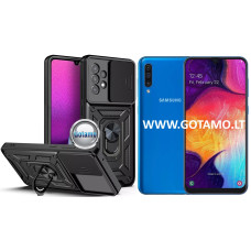 B-Ultra dėklas nugarėlė šarvai Samsung Galaxy A50 telefonui juodos spalvos