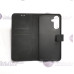 Diary-S veliūrinis dėklas Samsung Galaxy A36 telefonui juodos spalvos