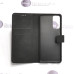 Diary-S veliūrinis dėklas Samsung Galaxy S20 FE telefonui juodos spalvos