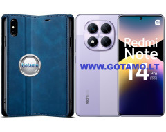 Galant magnetinis dėklas Xiaomi Redmi Note 14 Pro 5G, Xiaomi Poco X7 telefonams mėlynos spalvos