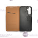 Gotamo Vintage natūralios odos dėklas Samsung Galaxy A16, Samsung Galaxy A16 5G telefonams juodos spalvos