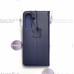 Gotamo Vintage natūralios odos dėklas Samsung Galaxy A36 telefonui mėlynos spalvos