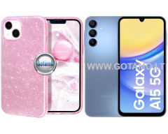 iLLumi-Neo silikoninis dėklas nugarėlė Samsung Galaxy A15, Samsung Galaxy A15 5G telefonams rožinės spalvos