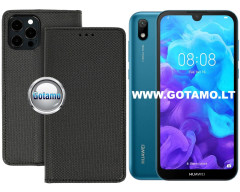 Re-Grid magnetinis dėklas Huawei Y5 (2019), Huawei Honor 8S telefonams juodos spalvos