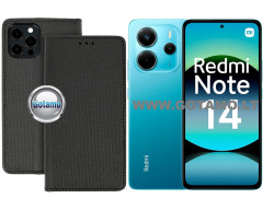 Re-Grid magnetinis dėklas Xiaomi Redmi Note 14 4G telefonui juodos spalvos