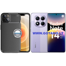 Xiaomi Redmi Note 14 Pro 5G, Xiaomi Poco X7 dėklai ir apsauginiai stiklai - Siege2 dėklas nugarėlė Xiaomi Redmi Note 14 Pro 5G, Xiaomi Poco X7 telefonams juodos spalvos
