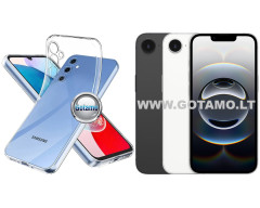 Skin silikoninis dėklas 1MM storio Apple iPhone 16e telefonui