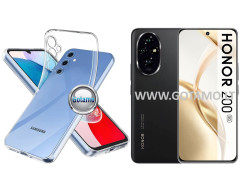 Skin silikoninis dėklas 1MM storio Honor 200 telefonui