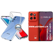 Skin silikoninis dėklas 1MM storio Motorola Edge 50 Neo telefonui